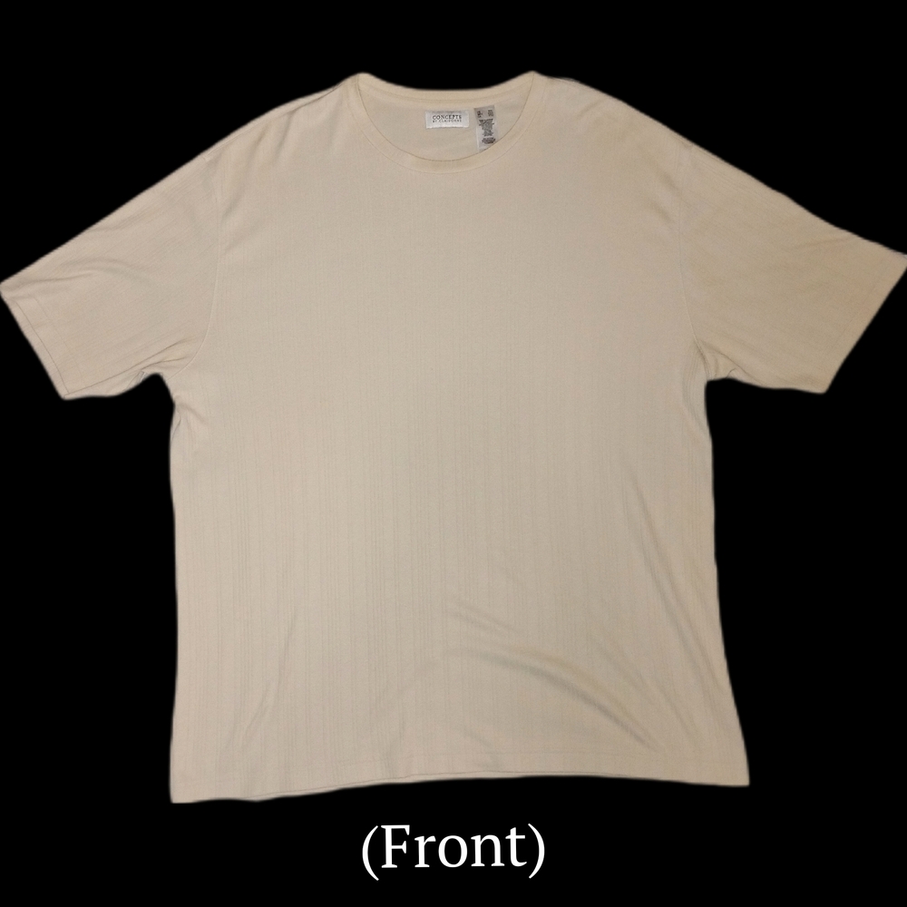 Men's Cream Short Sleeve Tee